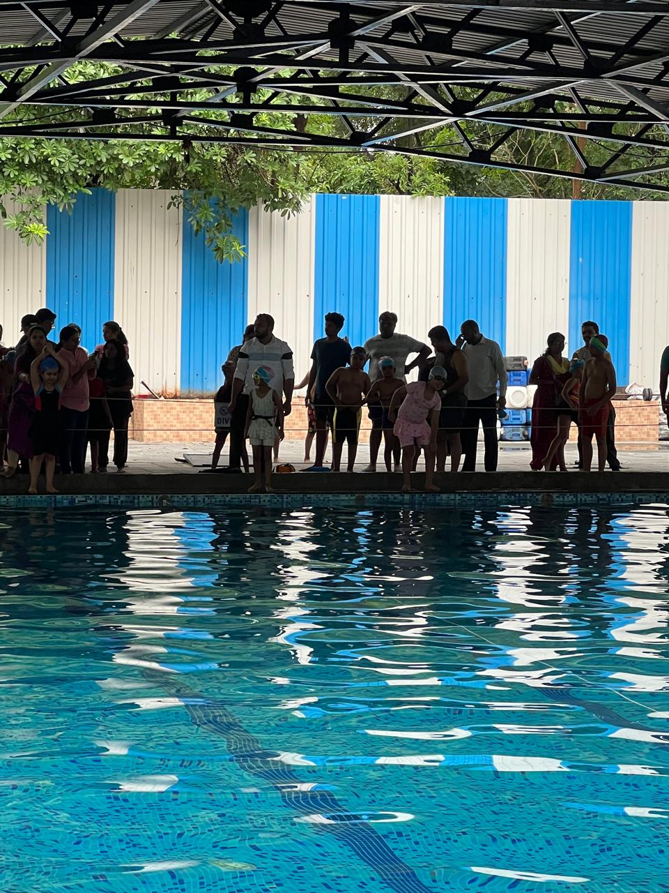 Competitive swimming lane